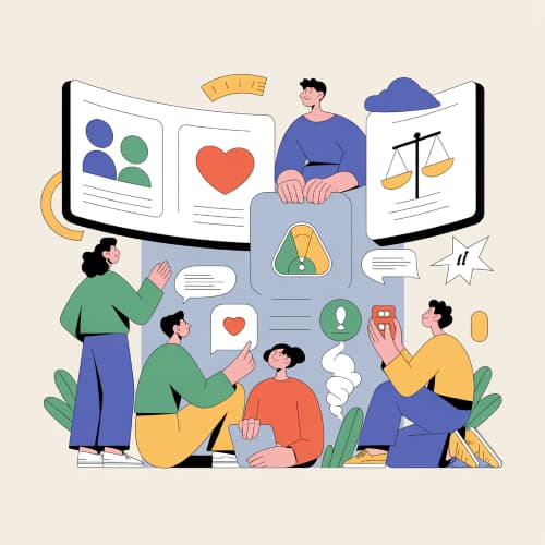 Illustration de baromètre social en entreprise