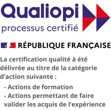 logo de certification qualiopi pour action de formation