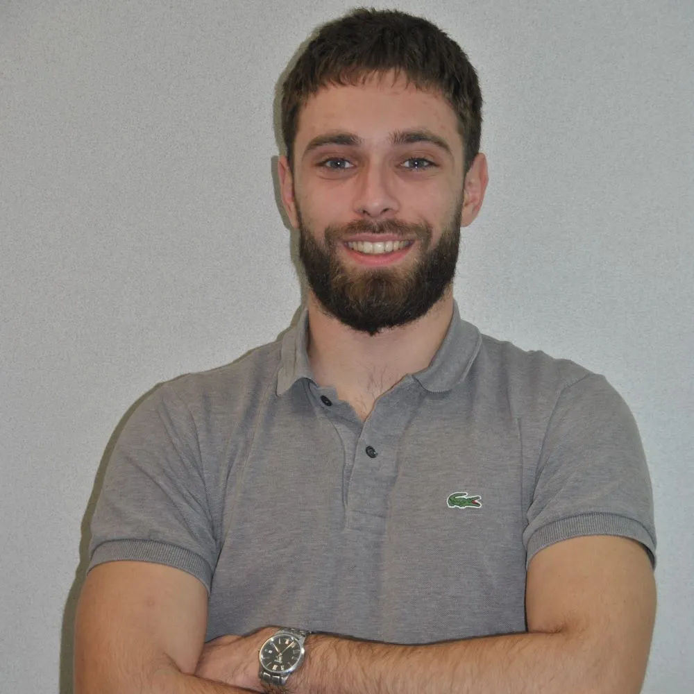Le responsable assistant du centre de formation, Romain Travert